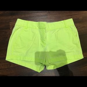 J. Crew like green chino shorts